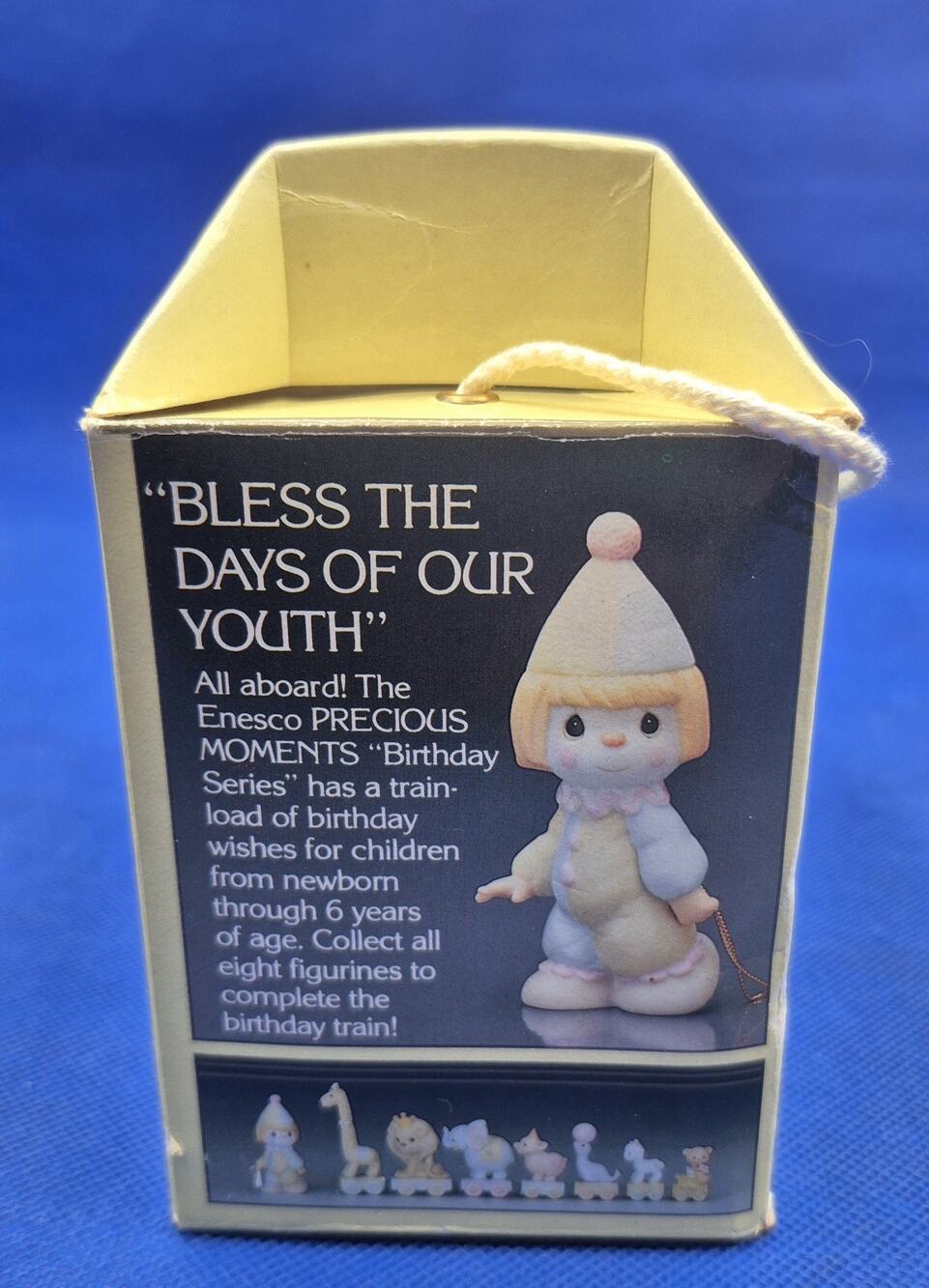Enesco Precious Moments Clown Figurine Bless The Days of Our Youth with Box 1985
